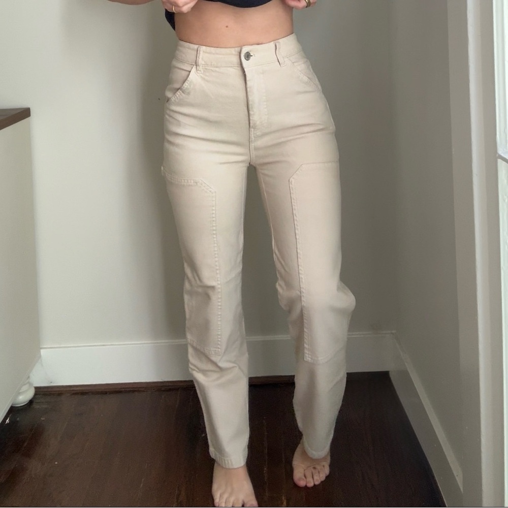Women's Beige Jeans
